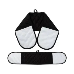 Craft Express 2 Pack Double Mitt Sublimation Pot Holders Sublimation-Ready