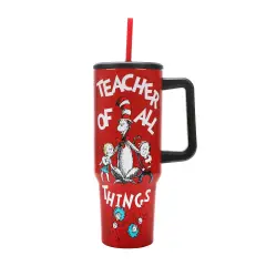 Dr. Seuss Teacher 40oz Tumbler w/ Handle