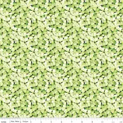 Phlox Petals in Green (c15694-green) | Sewing Seeds III | J Wecker Frisch | Riley Blake