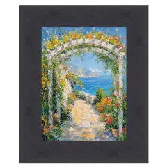 Contemporary Cappuccino Cafe Wood Picture Frame 9x12 frame