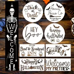 Halloween Stencils for Painting on Wood Large Halloween Stencil (Halloween)