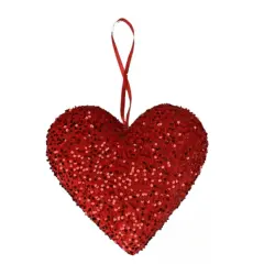12" Sequin Ornament Heart