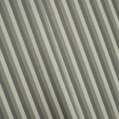 Gray/Cement White Wool Blend Stripe Woven Decorating Fabric By the Yard