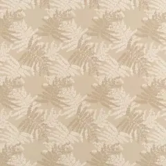 Beechwood - Beige & Taupe Leaves Upholstery Fabric 54 Inches"