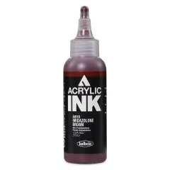 Holbein Acrylic Ink - Imidazolone Brown, 100 ml