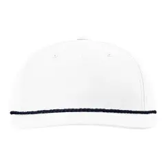 Richardson&reg; Five Panel Classic Rope Cap White/ Navy
