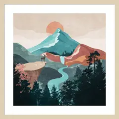 Acannis by Emel Tunaboylu Wood Framed Wall Art Print