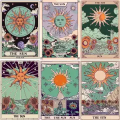 Diamond Painting Kits Art Adults Painting Kit Crafts DIY 5D Diamond Art Packs Kits Full for Adults Beginner Home Wall Decoration Gift 11.8x15.7 Inches (6 Pack Tarot Cards)