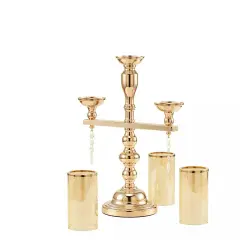 23-Inch tall Gold Candelabra Candle Holder Party Wedding Centerpiece Home Gift