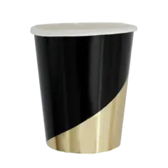 NOIR BLACK & GOLD COLORBLOCK CUP
