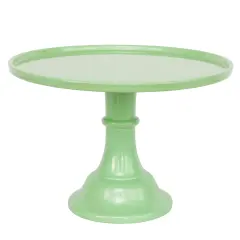 LARGE SAGE GREEN MELAMINE CAKE STAND