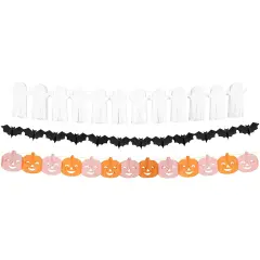 TISSUE PAPER HALLOWEEN GARLAND SET
