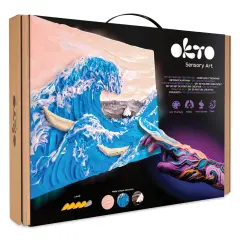 Okto Sensory Art DIY 3D Clay Painting Kit - Great Waves