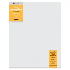 Blick Premier Stretched Cotton Canvas - Gallery Profile, Back-Stapled, 22" x 28"