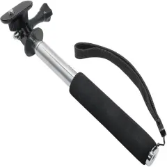 Xit 43-Inch Hand Held Monopod for GoPro and Regular Cameras (Silver)
