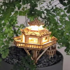 Tiny Treehouses Woodland Outpost Model - Wood Multi