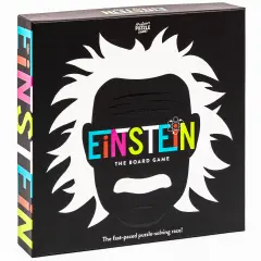 Professor Puzzle: Einstein: The Board Game - A Fast-Paced Puzzle-Solving Race, Brain Teasers, Category Challenges, Family & Kids Ages 4+, 2-10 Players