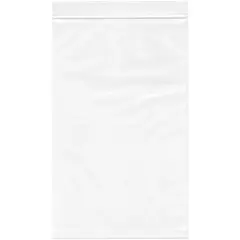 Plymor 5" x 8", 6 Mil Industrial Duty Zipper Reclosable Plastic Bags
