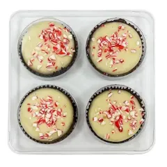 Round Cookie Tackle Box 4 Cavity 5" x 11/16" x 5" 25 pack CTBS22O