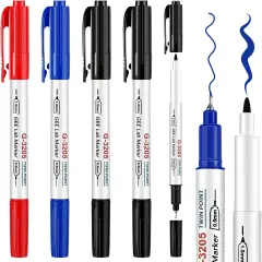 5 Pack Alcohol Resistant Laboratory Markers
