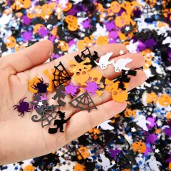 Halloween Confetti Table Decorations