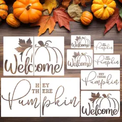 Fall Stencils Welcome Pumpkin Stencil Hey There Pumpkin Fall Stencils
