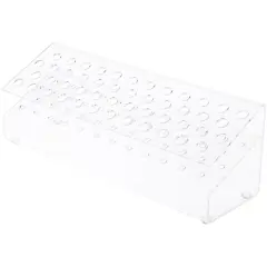 Plymor Clear Acrylic Slanted 48 Pen Display Holder, 4.5" H x 12.5" W x 3.75" D