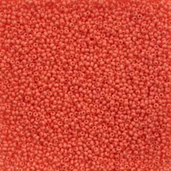 John Bead 11/0 Opaque Dyed Solgel Czech Glass Seed Beads, 250g Chalk Pink