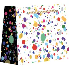 Pack/6: Splatter Gift Bag - 5 x 2 x 4"