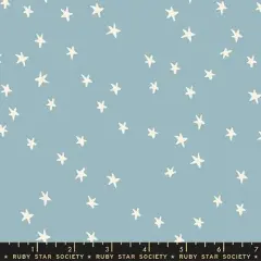 Starry New Soft Blue 43"/44" Fabric Per Yard