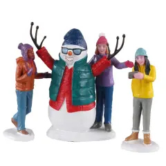Lemax Snowman Selfie