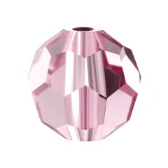 Preciosa 4mm Czech Glass Faceted Round Beads 40 Pieces Light Amethyst