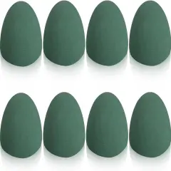 8 Pcs Half Ball Floral Dry Foam