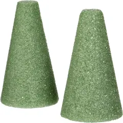 FloraFōM 2 Piece Cone 2.75 Inch x 6 Inch Green