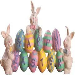 Eggs & Easter Bunnies Tabletop Decoration