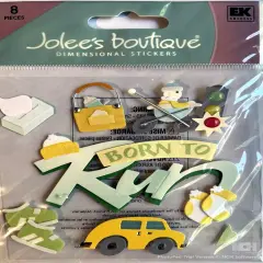 Jolee's Boutique Born To Run Dimensional Stickers