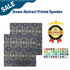 1 Yard Dream Abstract Printed Spandex Fabric