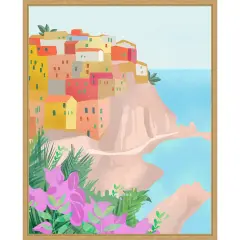 Cinque Terre by Petra Lizde Framed Canvas Wall Art