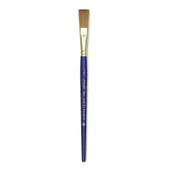 Robert Simmons Short Handle Sapphire Brush - One Stroke, Short Handle, Size 3/4"