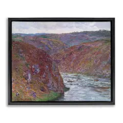 Stupell Industries Classical Valley of Creuse Framed Floater Canvas Wall Art Design by one1000paintings