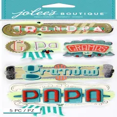 Jolee's Boutique Grandpa Words Dimensional Stickers