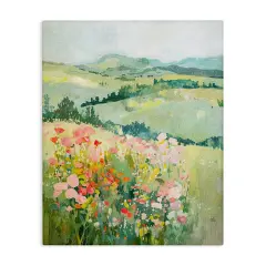 Stupell Industries Soft Flowers Meadow Canvas Wall Art Design by RileyB
