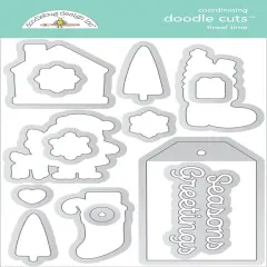 Doodlebug Doodle Cuts Dies-Tinsel Time