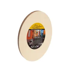 Da Vinci Pro Birch Wood Oval Panel 3/4" Deep &ndash;12x16" - Fine Textured, Warp Resistant, Lightweight & Rigid Oblong Panel &ndash; Perfect for Mounting Sanded Pastel or Watercolor Paper, Linen or Canvas