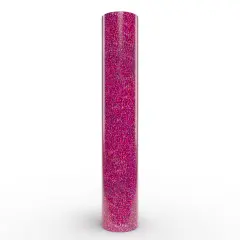 Siser&reg; Holographic Heat Transfer Vinyl, 11.8" x 60" Fuchsia