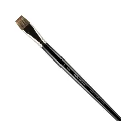 Creative Mark Hamburg Premiere Professional Oil Painting Brushes - Bright #20 Oil Paint Brush - Handmade in Germany, Natural & Synthetic Hair Blend, Long Triple-Lacquered Birch Handle