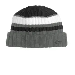 New Era&reg; Ribbed Tailgate Beanie Black/Graphite