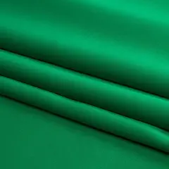 1 Yard Kelly Green Stretch Silk Charmeuse Fabric Lightweight Smooth Solid Material 41 inch Width