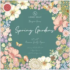 Craft Consortium Double-Sided Paper Pad 12"X12" 30/Pkg-Spring Gardens, 20 Designs