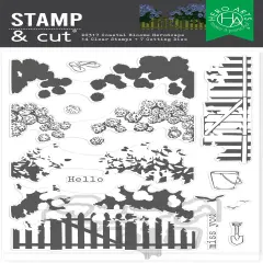Hero Arts Stamp & Cut-Coastal Blooms HeroScape